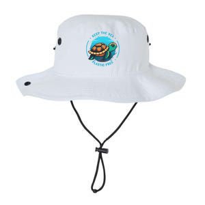 Keep The Sea Plastic Free Earth Day Save Sea Turtle Funny Gift Legacy Cool Fit Booney Bucket Hat