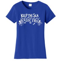 Keep The Sea Plastic Free Earth Day Reduce Reuse Recycle Gift Women's T-Shirt