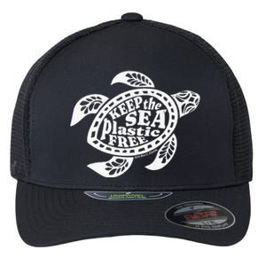 Keep The Sea Plastic Free Vero Beach Florida Flexfit Unipanel Trucker Cap