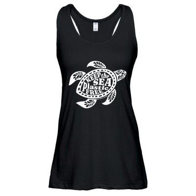 Keep The Sea Plastic Free Vero Beach Florida Ladies Essential Flowy Tank