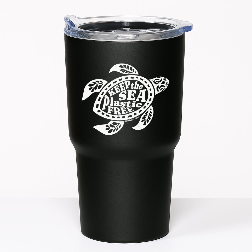 Keep The Sea Plastic Free Vero Beach Florida Tumbler