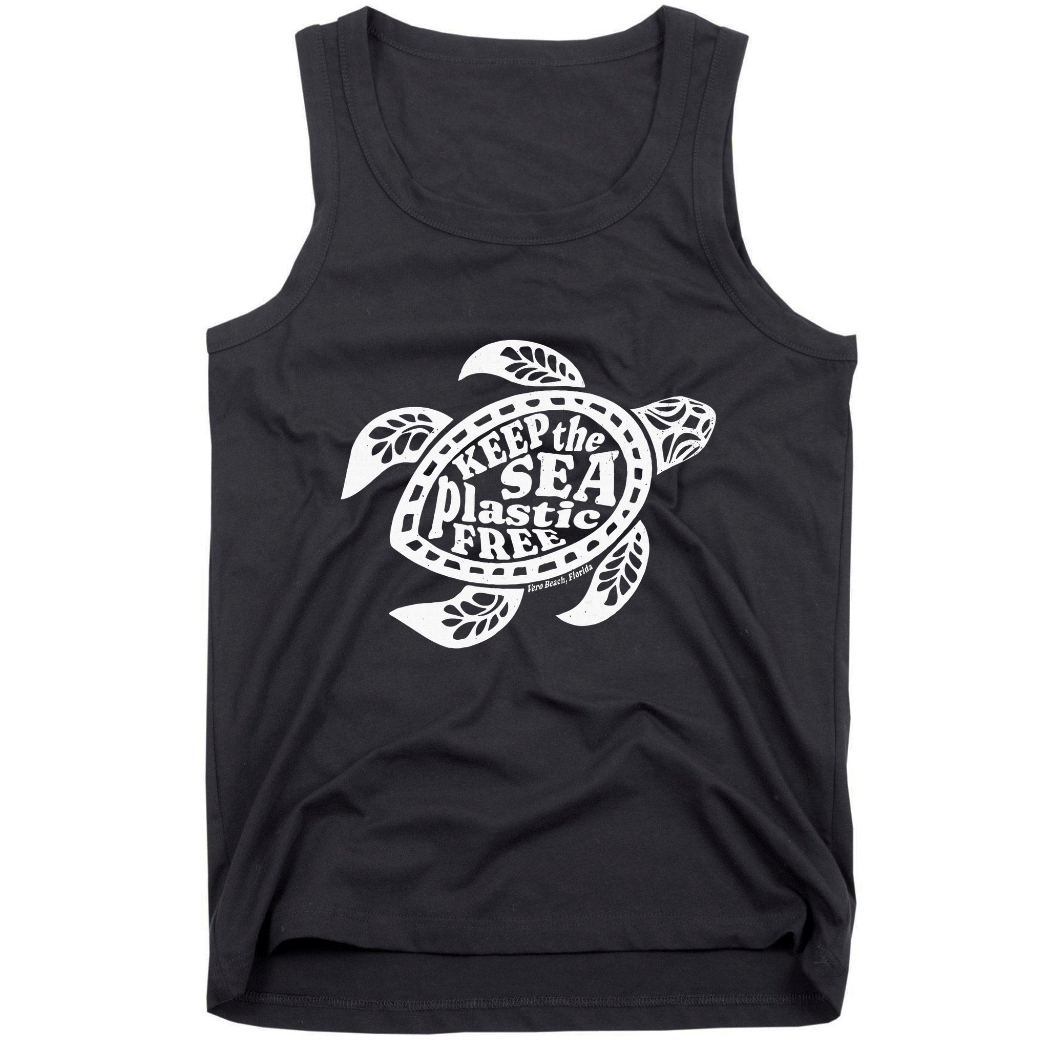 Keep The Sea Plastic Free Vero Beach Florida Tank Top