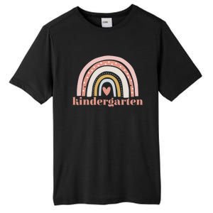 Kindergarten Teacher Student Cute Rainbow Back To School Cool Gift Tall Fusion ChromaSoft Performance T-Shirt