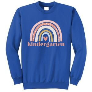 Kindergarten Teacher Student Cute Rainbow Back To School Cool Gift Sweatshirt