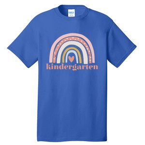 Kindergarten Teacher Student Cute Rainbow Back To School Cool Gift Tall T-Shirt