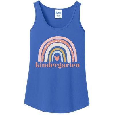 Kindergarten Teacher Student Cute Rainbow Back To School Cool Gift Ladies Essential Tank