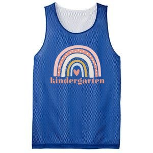 Kindergarten Teacher Student Cute Rainbow Back To School Cool Gift Mesh Reversible Basketball Jersey Tank