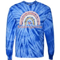 Kindergarten Teacher Student Cute Rainbow Back To School Cool Gift Tie-Dye Long Sleeve Shirt