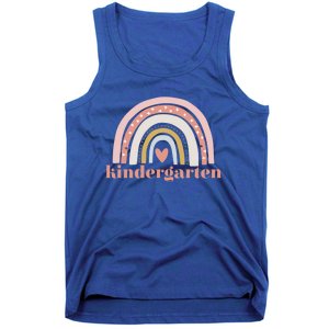 Kindergarten Teacher Student Cute Rainbow Back To School Cool Gift Tank Top