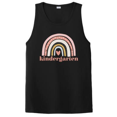 Kindergarten Teacher Student Cute Rainbow Back To School Gift PosiCharge Competitor Tank