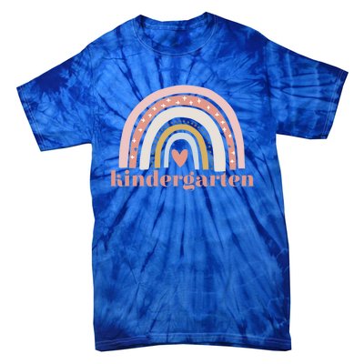 Kindergarten Teacher Student Cute Rainbow Back To School Gift Tie-Dye T-Shirt