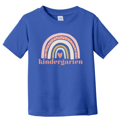 Kindergarten Teacher Student Cute Rainbow Back To School Gift Toddler T-Shirt