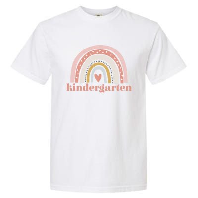 Kindergarten Teacher Student Cute Rainbow Back To School Gift Garment-Dyed Heavyweight T-Shirt