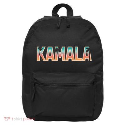 Kamala Tropical Sunset Vibes Design 16 in Basic Backpack