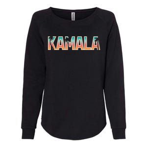 Kamala Tropical Sunset Vibes Design Womens California Wash Sweatshirt