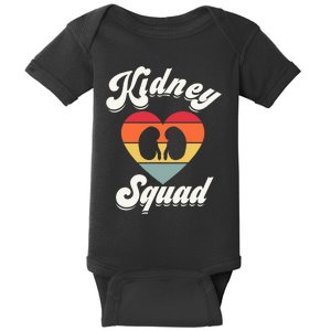 Kidney Team Squad Nephrology Nurse Dialysis Technician Tech Baby Bodysuit