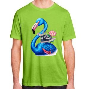 Kamala The Stylish Flamingo Takes Flight Adult ChromaSoft Performance T-Shirt