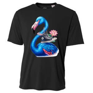 Kamala The Stylish Flamingo Takes Flight Cooling Performance Crew T-Shirt