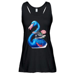 Kamala The Stylish Flamingo Takes Flight Ladies Essential Flowy Tank