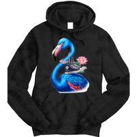 Kamala The Stylish Flamingo Takes Flight Tie Dye Hoodie