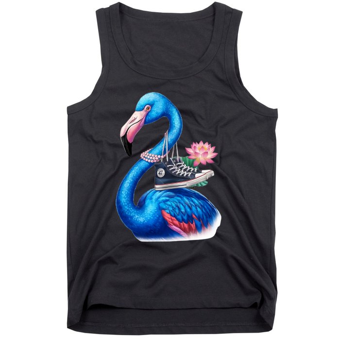 Kamala The Stylish Flamingo Takes Flight Tank Top