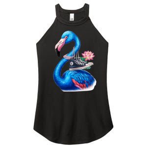 Kamala The Stylish Flamingo Takes Flight Women's Perfect Tri Rocker Tank