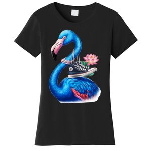 Kamala The Stylish Flamingo Takes Flight Women's T-Shirt