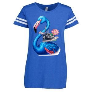 Kamala The Stylish Flamingo Takes Flight Enza Ladies Jersey Football T-Shirt