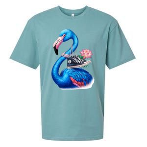 Kamala The Stylish Flamingo Takes Flight Sueded Cloud Jersey T-Shirt