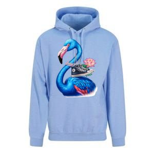 Kamala The Stylish Flamingo Takes Flight Unisex Surf Hoodie