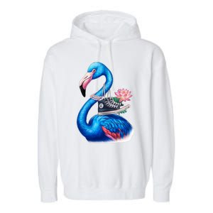 Kamala The Stylish Flamingo Takes Flight Garment-Dyed Fleece Hoodie