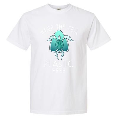 Keep The Sea Plastic Free Sea Turtle Activist Marine Life Cool Gift Garment-Dyed Heavyweight T-Shirt