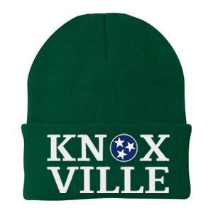 Knoxville Tennessee State Flag Art 3 Star Tn Flag Knoxville Knit Cap Winter Beanie