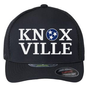 Knoxville Tennessee State Flag Art 3 Star Tn Flag Knoxville Flexfit Unipanel Trucker Cap