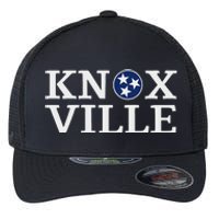 Knoxville Tennessee State Flag Art 3 Star Tn Flag Knoxville Flexfit Unipanel Trucker Cap