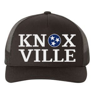 Knoxville Tennessee State Flag Art 3 Star Tn Flag Knoxville Yupoong Adult 5-Panel Trucker Hat