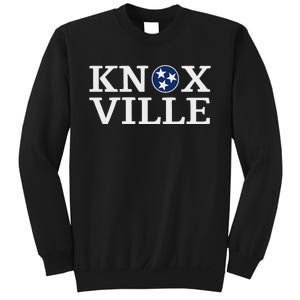 Knoxville Tennessee State Flag Art 3 Star Tn Flag Knoxville Sweatshirt