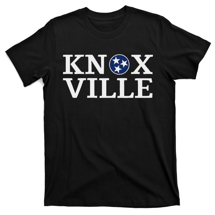 Knoxville Tennessee State Flag Art 3 Star Tn Flag Knoxville T-Shirt