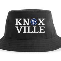 Knoxville Tennessee State Flag Art 3 Star Tn Flag Knoxville Sustainable Bucket Hat