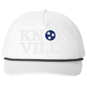 Knoxville Tennessee State Flag Art 3 Star Tn Flag Knoxville Snapback Five-Panel Rope Hat