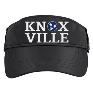 Knoxville Tennessee State Flag Art 3 Star Tn Flag Knoxville Adult Drive Performance Visor