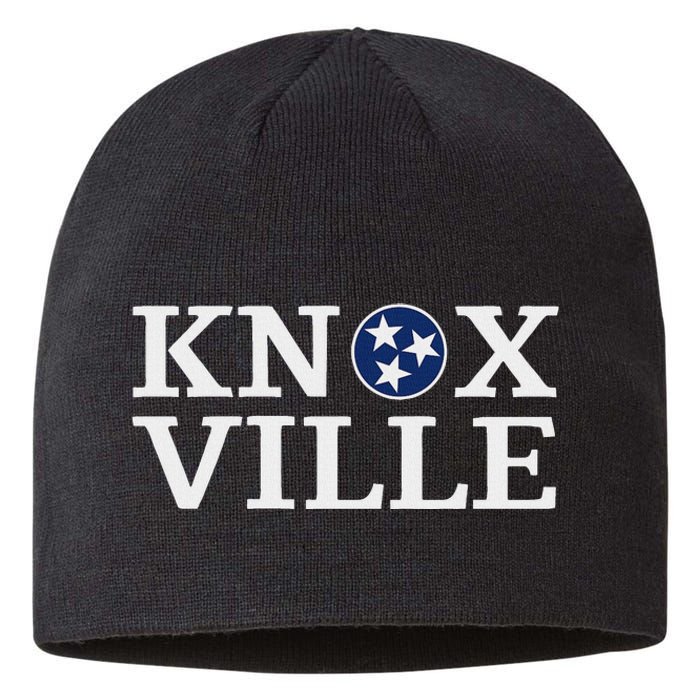 Knoxville Tennessee State Flag Art 3 Star Tn Flag Knoxville Sustainable Beanie