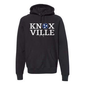 Knoxville Tennessee State Flag Art 3 Star Tn Flag Knoxville Premium Hoodie