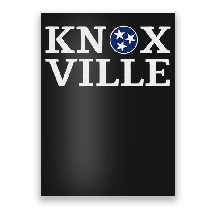 Knoxville Tennessee State Flag Art 3 Star Tn Flag Knoxville Poster