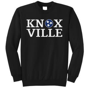 Knoxville Tennessee State Flag Art 3 Star Tn Flag Knoxville Tall Sweatshirt