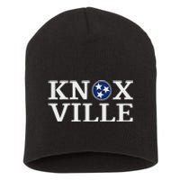 Knoxville Tennessee State Flag Art 3 Star Tn Flag Knoxville Short Acrylic Beanie