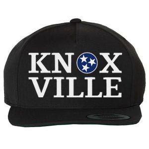 Knoxville Tennessee State Flag Art 3 Star Tn Flag Knoxville Wool Snapback Cap