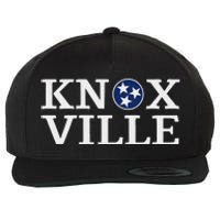 Knoxville Tennessee State Flag Art 3 Star Tn Flag Knoxville Wool Snapback Cap