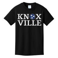 Knoxville Tennessee State Flag Art 3 Star Tn Flag Knoxville Kids T-Shirt