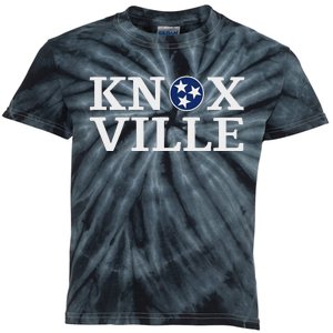 Knoxville Tennessee State Flag Art 3 Star Tn Flag Knoxville Kids Tie-Dye T-Shirt